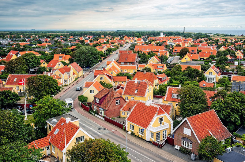 luftfoto af Skagen